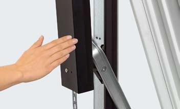 The door is tightly closed on all sides. Improved security The unique rotary catch lock (Fig.