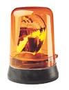 Safety equipment Warning light Ø 150 mm Red, in a plastic housing, with mounting strap, IP 65 Warning light Ø 150 mm Red, green,