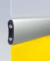 The curtain stability of the door type V 5015 SEL is achieved through proven aluminium profiles and a horizontally stable SoftEdge bottom profile at the lower edge.
