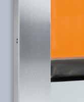 The number of wind locks is determined by the door size, wind load requirements and the fitting situation. Spring steel wind lock External door V 10008 Size range Max. width (LDB) Max.