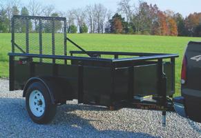 82x16 T/A shown with Self Store Ramps and Tread Plate Runner