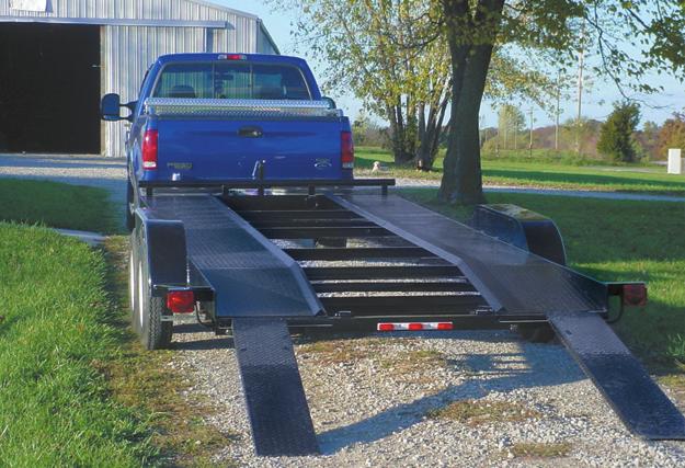 landscaping equipment, these rugged trailers are fully