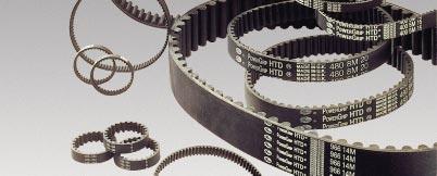 8M, 14M and 20M pitch HTD belts are used in high performance drives in the machine tool, paper and textile industries and for applications in the processing and chemical industry.