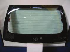 EQUIPMENT AUSTRALIA O'Brien Glass Industries Limited Xinyi XYG replacement glass rear windscreen for the Toyota Spacia Wagon PRODUCT DESCRIPTION Replacement glass rear windscreens for Toyota Spacia