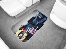 Comfortable port back-to-back seat with storage