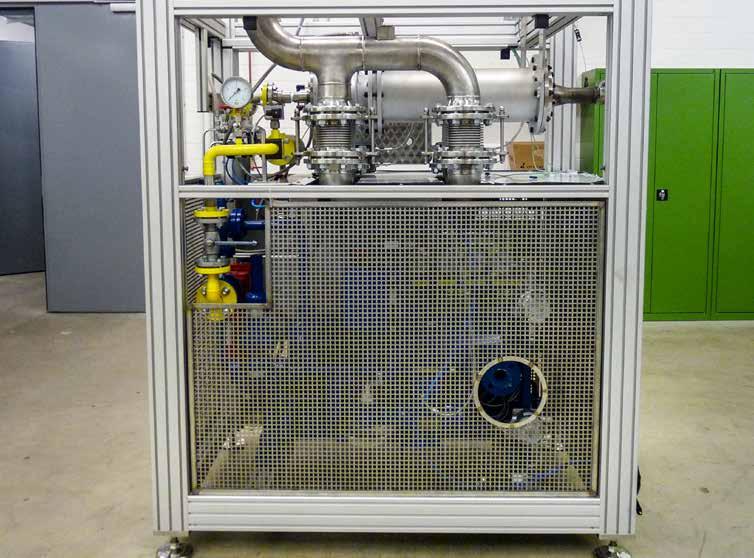 Integrated natural gas compressor. Height adjustable hot gas outlet Working Principle Hot gas is generated by combustion of fuel (e.g. natural gas, propane, diesel or heating oil) and air in the combustion chamber.