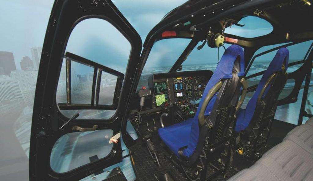 H125 011 Simulator Easy Maintenance Daily inspections and final flight inspections made by the pilot quickly and easily.