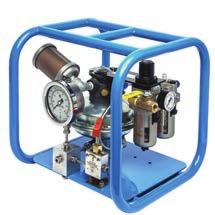 series pump Pressures to 36,500 psi Air controls,
