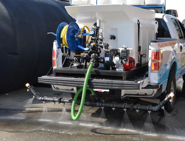 De-Icing & Dust Control 5 The BMBA300-LP Brine Maker & Applicator Combo Unit The BMBA300-LP Brine Maker & Applicator Unit is a new innovative, proprietary design from BARR that combines everything