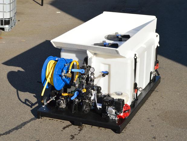 This equipment can also be used as general water handing unit to haul and transfer water for firefighting, wash-down, plant watering, dust suppression and other construction site water service
