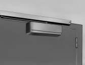 INTERIOR APPLICATION Where possible the standard application should be used. This mounting is the most efficient in terms of door closer power and control. 3.