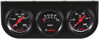 systems Includes gauges and mounting hardware FST 8090 Style Line 1-1/2" Mini Triple Gauge Kit FST