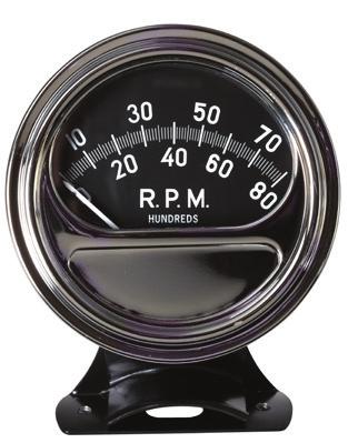 FST 8050 Retro Line 3-3/8" Tachometer Legendary 60's styling reproduced with modern