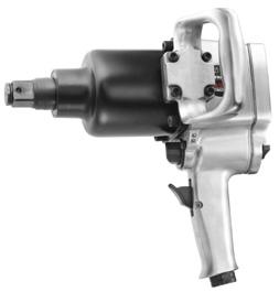 Air tools 1" impact wrench NM.1200 Air exhaust in the handle Speed controller. irection reversal knob. ouble-hammer mechanism. ree speed : 4,200 rpm. Recommended dynamic torque : 150-1,800 Nm.