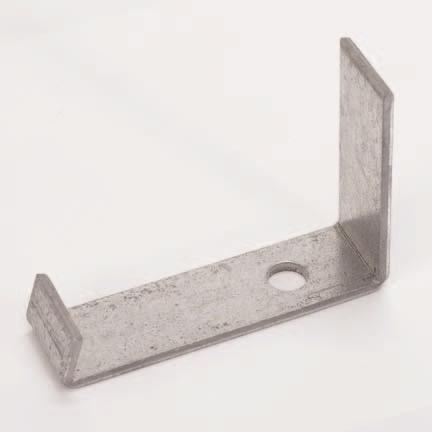 Midsupport Clip is manufactured from galvanized steel and includes two bolts.
