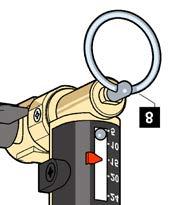 meter obturator which, thanks to an internal spring, will automatically