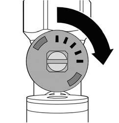 D. After completing the balancing, release the ring () of the flow meter bypass valve, which will automatically go back into the closed