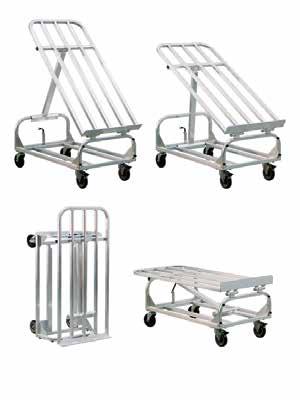 Produce Crisping Cart Model Size Basket Runner Ship List No. W-H-L Capacity Spacing Lbs.