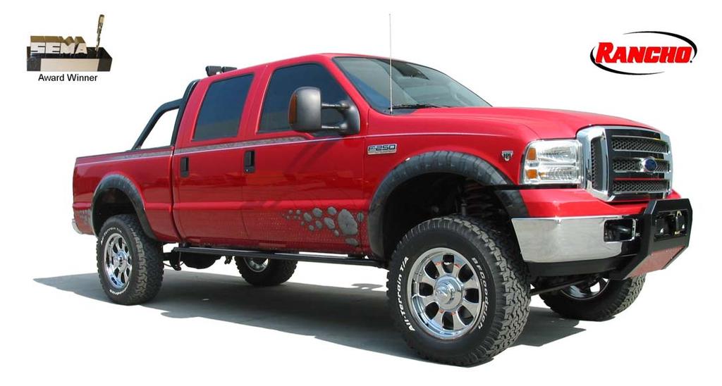 INSTALLATION INSTRUCTIONS 88511 For Suspension System RS6511: Ford Super Duty Requires coil spring kit RS80117 or RS80119 for a complete installation READ ALL INSTRUCTIONS THOROUGHLY FROM START TO