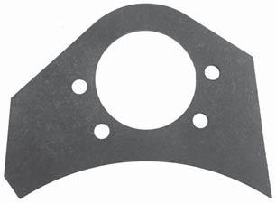 METRIC BALL JOINT PLATE - 3/16" THICK,