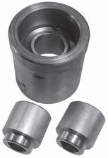 METRIC UPPER TRAILING ARM MOUNTS REAR WITH MONOBALL BEARING (PAIR)
