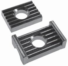 SERRATED PLATE 1/2" x 2" x 6" WITH 5/8" SLOT WITH 1/4" SPACING 46-1620 $90.10 ea.
