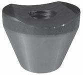 STEP SPACERS AND STEP BUSHINGS PART # DESCRIPTION PRICE 999-3506-020 STEP BUSHING 5/8" TO 1/2" WITH.200 FLANGE - STEEL $1.70 999-3506-040 STEP BUSHING 5/8" TO 1/2" WITH.400 FLANGE - STEEL $1.