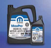 68291576AA MS-13340 SAE 5W-20 MOPAR ENGINE OIL Rating API SN Energy Conserving, ILSAC GF-5 Specially developed with FCA US engineering, this product exceeds requirements for API Certified SN engine