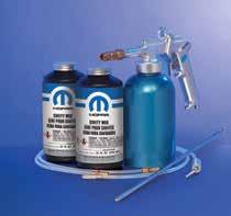 68042970AB UNDERCOAT KIT Kit includes air undercoating gun and two 31 oz. bottles of undercoat mixture. 31 Oz. Container MSQ: 1 Kit Part No. 68042967AB UNDERCOAT KIT REFILL Refill kit of four 31 oz.