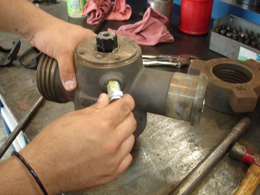 step 16: Install grease fitting (14). Always lubricate all threads prior to installation.