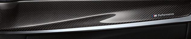 Only available with the BMW M Sport package or the BMW M Aerodynamics package as well as the carbon rear spoiler.