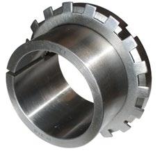 Hydraulic nuts are used for mounting and dismounting bearings with a tapered bore and when ordinary nuts cannot