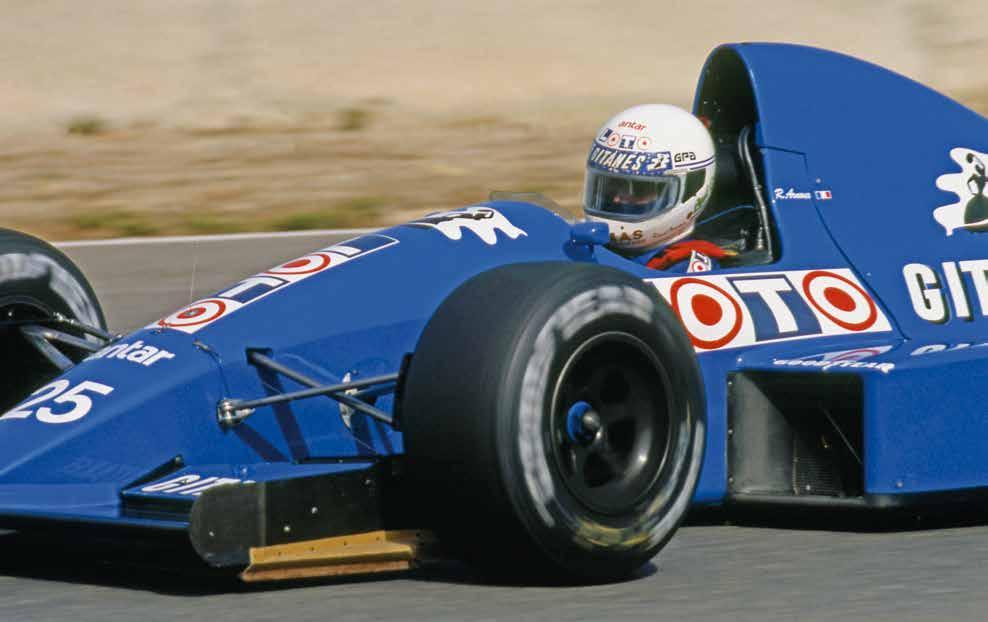 Ligier of France was a thrusting concern with great ambition, and with generous sponsorship from the French national lottery. Ligier changed engine supplier several times during its existence.