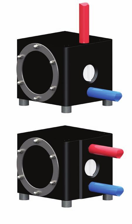 Flexible Choice of Product Connections Four pump sizes with NPT and three pump sizes with BSP connections are available.