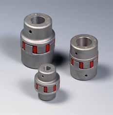 Flexible Drive Couplings ztorsionally flexible and vibration damping due to elastomer toothed insert (spider) with 98 Shore A (polyurethane) zelastomer is only subjected to compression loading zaxial