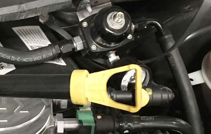 Cut the hose to desired length and place a dab of oil on the push lock fittings and install hose onto pushlok fittings.
