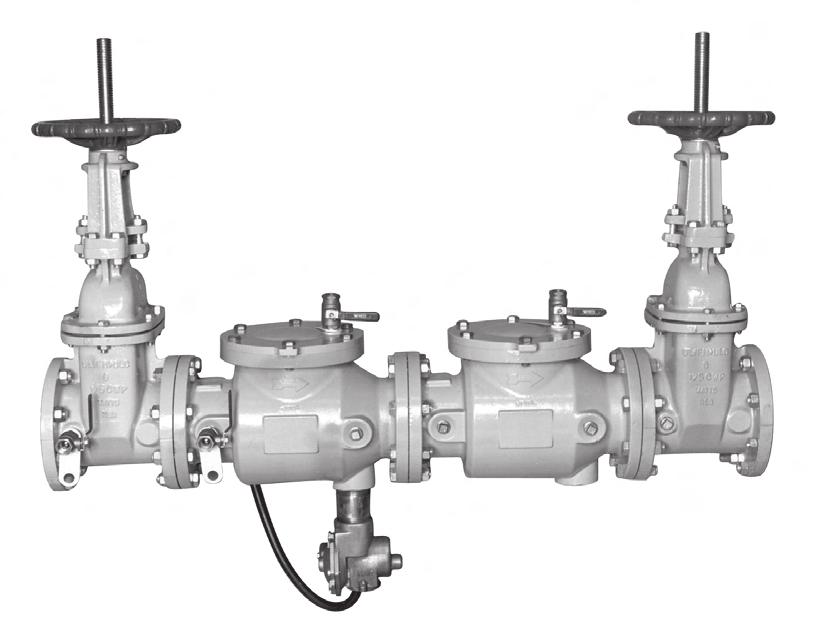 Series /RPDA Reduced Pressure Zone Backflow Preventer Sizes: 4", 6", 8" (100mm, 150mm, 200mm) RP/IS-/RPDA BACKFLOW PREVENTION CONTAINMENT CROSS CONNECTION CONTROL A reduced pressure zone backflow