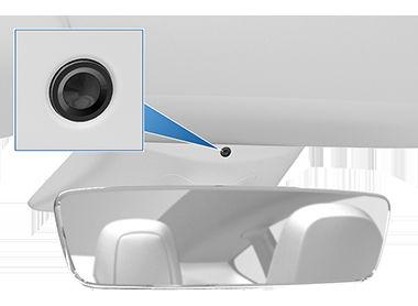 Cabin Camera Camera Location Model 3 is equipped with a camera in the cabin.