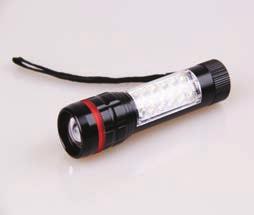 Flash Beam distance Duration of continuous use 4475-5 160m 5 hours Brightness 180 Lumens Battery type 18650 rechargeable Weight g Ø32 x159 128 FLASHLIGHT 17+1 LED WITH MAGNETIC BASE A flashlight of
