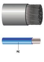CABLES AND ACCESSORIES FLEXIBLE PVC CABLES Flexible stranded marine cable, single, double or triple core.