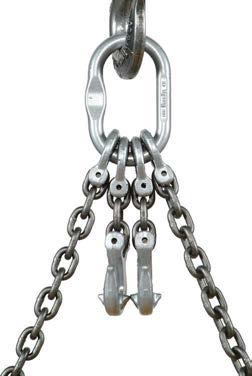 Crosby ELIMINATOR Fewer Components As the name implies, the primary advantage of the Crosby ELIMINATOR system over traditional adjustable length chain slings is that it has eliminated many of the