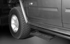 Your vehicle may be equipped with removable side steps.