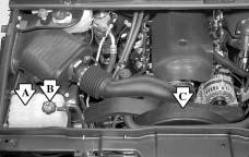 Cooling System When you decide it s safe to lift the hood, here s what you ll see: If the coolant inside the coolant surge tank is