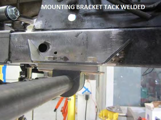 3/8 spacers to the sway bar mounting brackets.