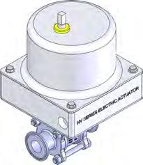 36PV4 Series Stainless steel 2-way full port ball valve with electric actuator, NM 4, 4X (Quick lamp end connections and cavity filler seats, actuators are sized for 300 PS pressure differential)