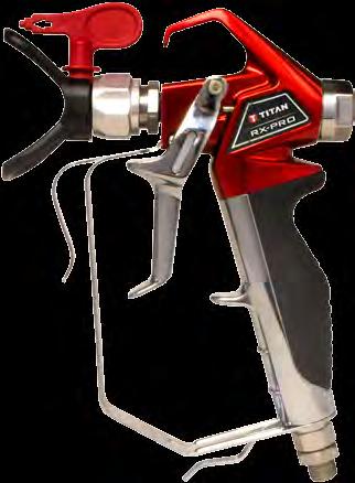 ALUMINUM AIRLESS GUNS THE INDUSTRY LEADER IN SPRAY GUN TEHNOLOGY ountless hours of research and development have been devoted to manufacturing a full line of the best quality Titan airless guns for