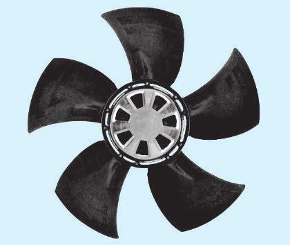 fan otors equipped with hinged