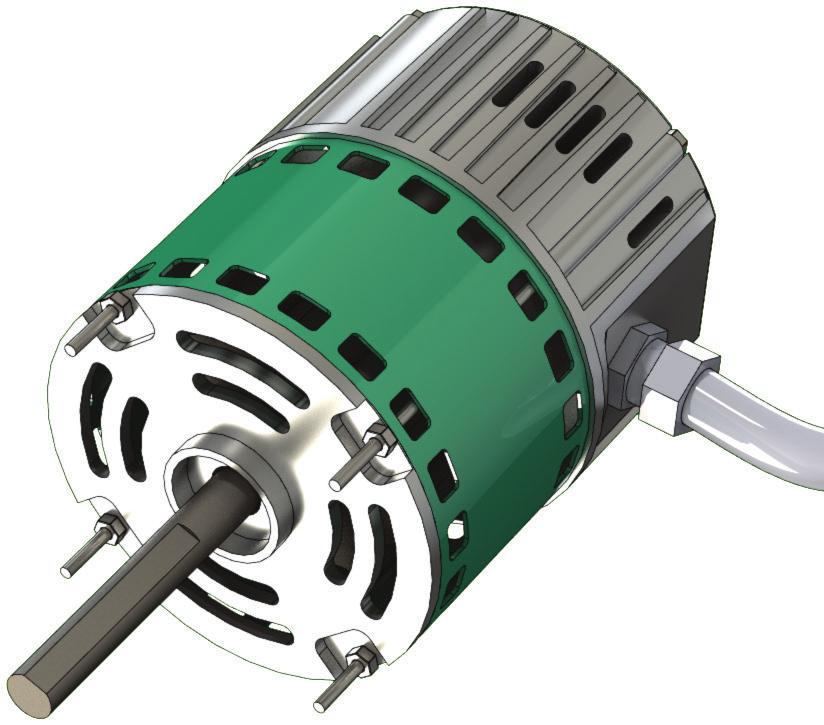 emotor - Electronically Commutated Motor S&P s emotor is 115/230V and 50/60 Hz and is available in 1/4, 1/3 and 1/2 HP.