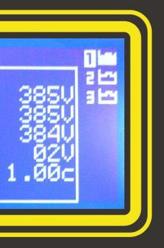 The DKG-707 displays the status of all available gensets at the right end of the LCD display together with some screens.