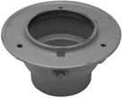 MODULR DRINGE Typical Roof Drain Configuration Product Number Description FLOOR DRINS LC-RD08PL Poly Dome and Gravel Guard $0.0 LC-CN " No-Hub Cast Iron Body 8.